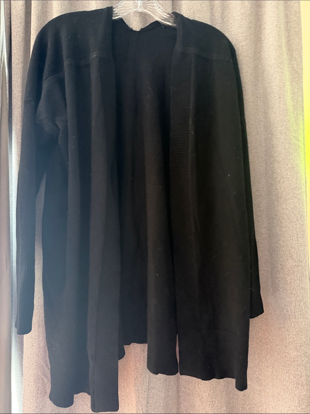 Lane Bryant Black Open-Front Women's Cardigan